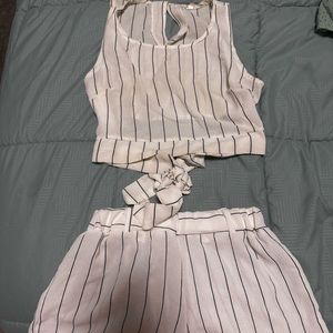 Amazon stripped two piece set